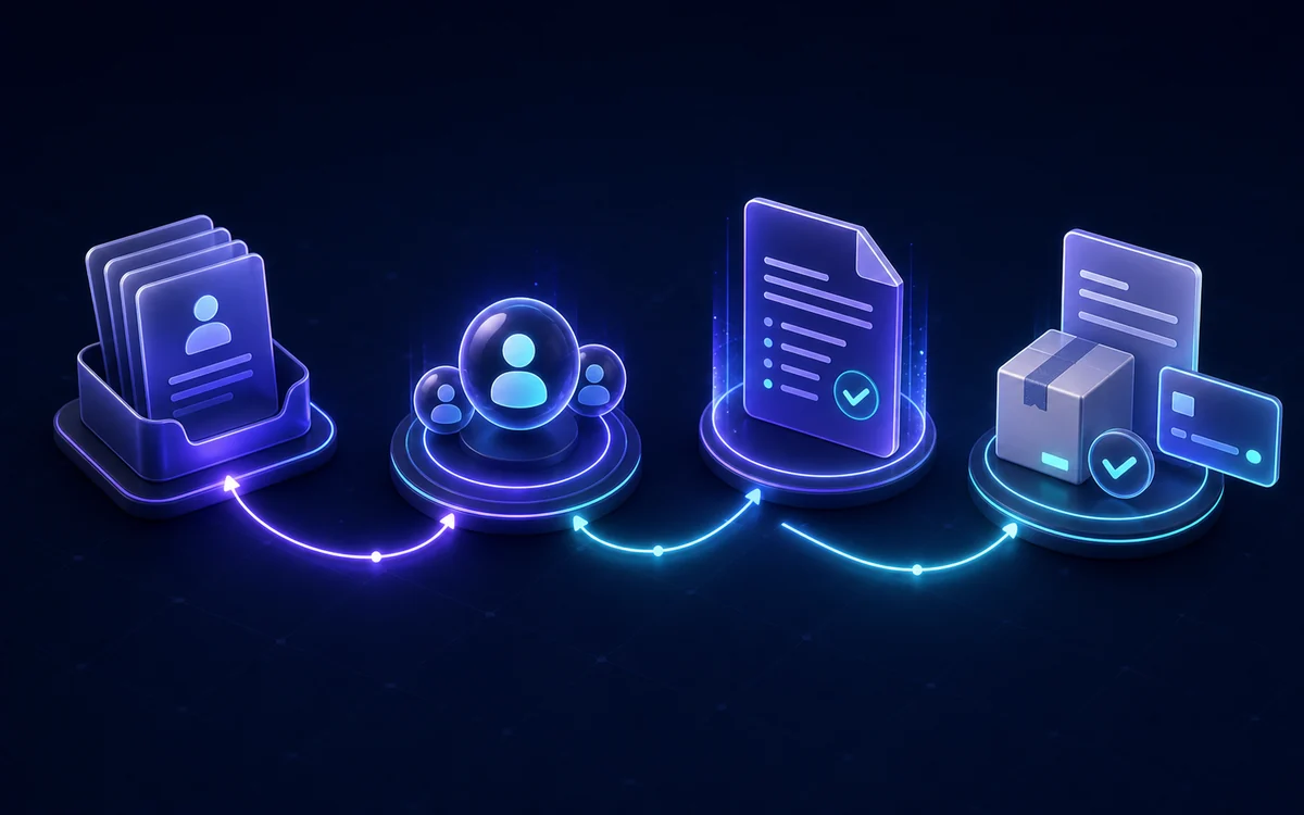 Impressie van de workflow-automatisering voor een groothandel